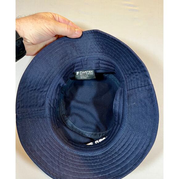 Fersten Worldwide Style # FP716 Penn 23 Navy Bucket Beach Hat 100% Cotton - Picture 5 of 9